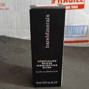 bareMinerals Complexion Rescue Highlighting Blush - Rose Glow NIB Sealed
